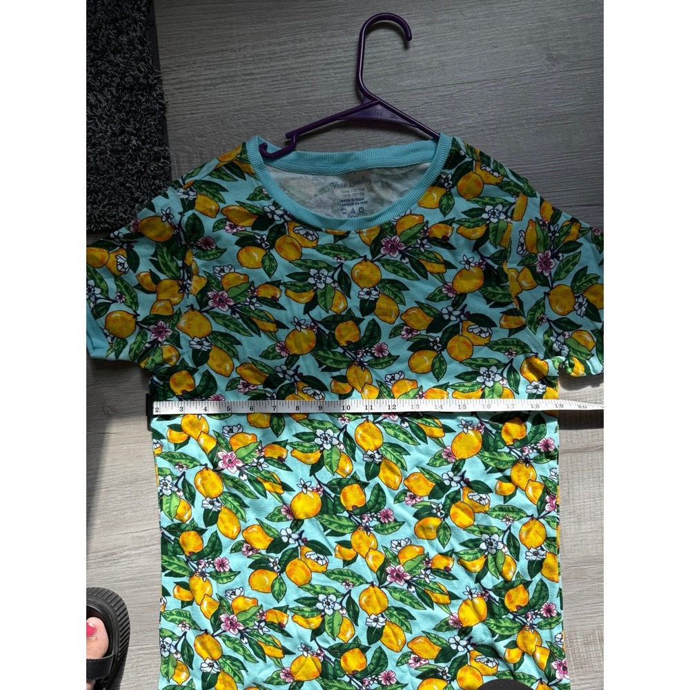 Nwt Vera Bradley women's lemon grove top pajama medium - Picture 3 of 7